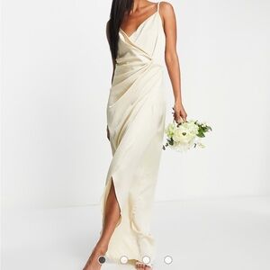 Cream Wedding Guest Gown